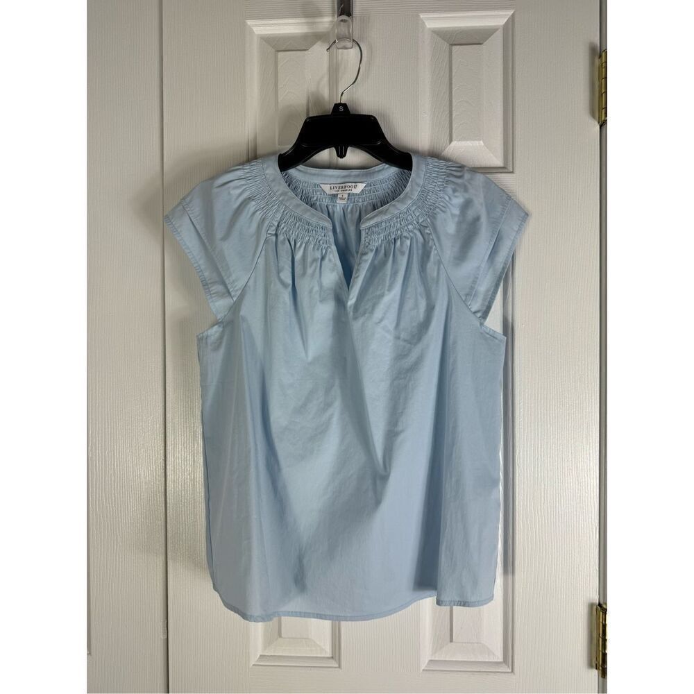 Liverpool Womens Blue BlouseāSizeāSmall